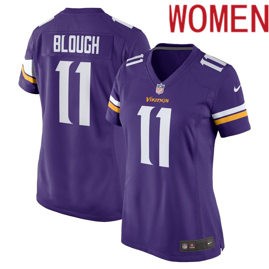 Women Minnesota Vikings 11 David Blough Nike Purple Home Game Player NFL Jersey